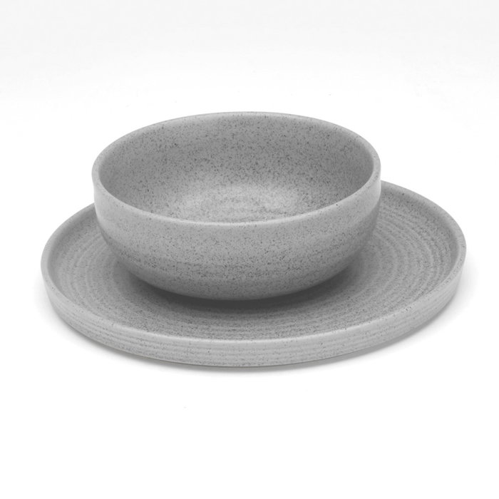 Avet Plato de Postre Fusion Grey Gris 21 cm